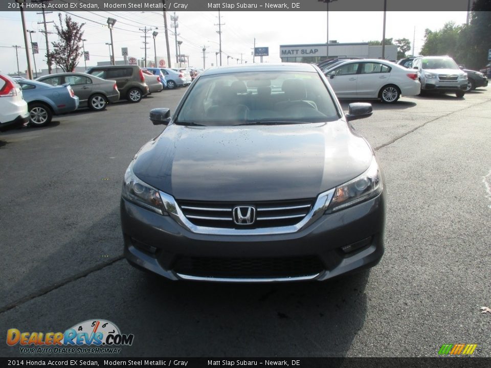 2014 Honda Accord EX Sedan Modern Steel Metallic / Gray Photo #3