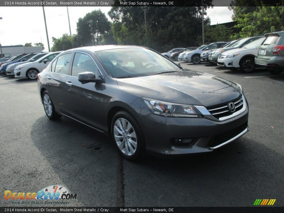 2014 Honda Accord EX Sedan Modern Steel Metallic / Gray Photo #4