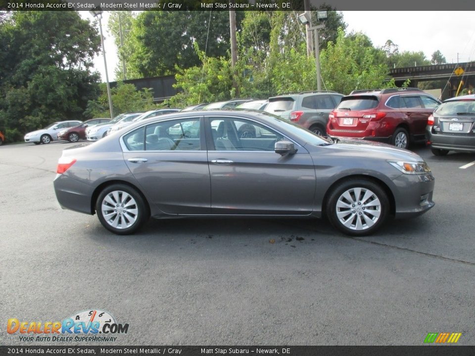 2014 Honda Accord EX Sedan Modern Steel Metallic / Gray Photo #5