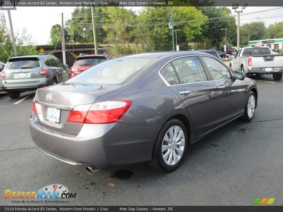2014 Honda Accord EX Sedan Modern Steel Metallic / Gray Photo #6