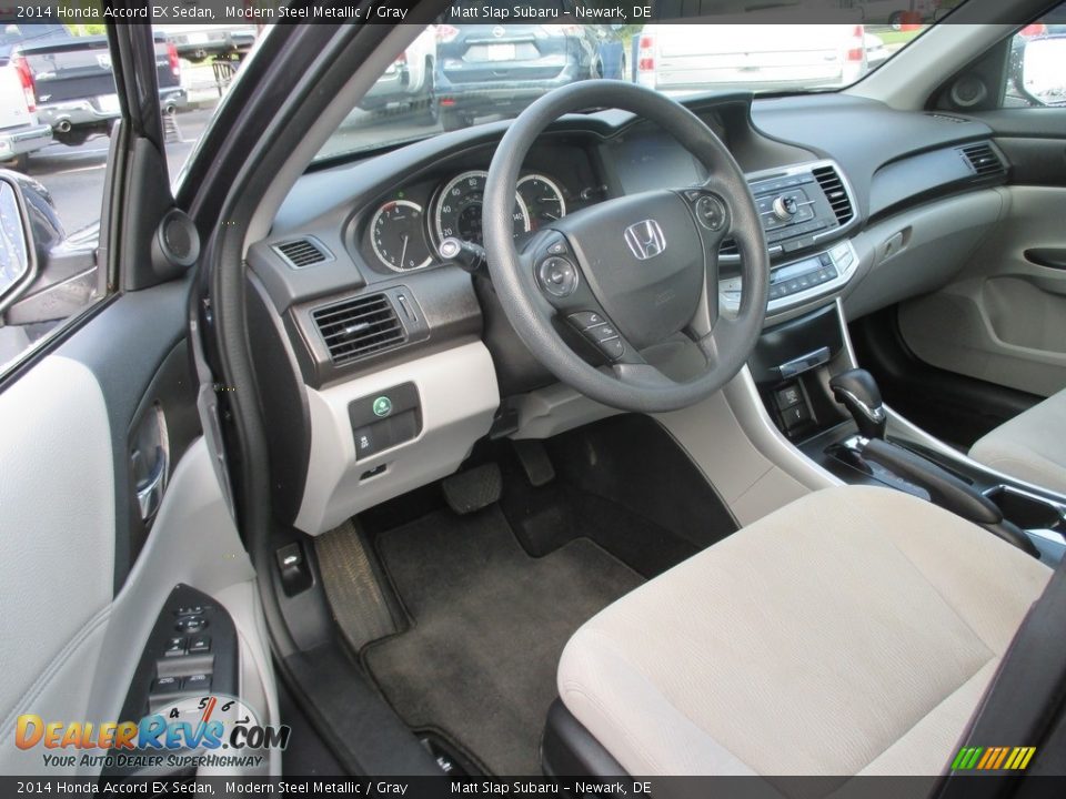 2014 Honda Accord EX Sedan Modern Steel Metallic / Gray Photo #11