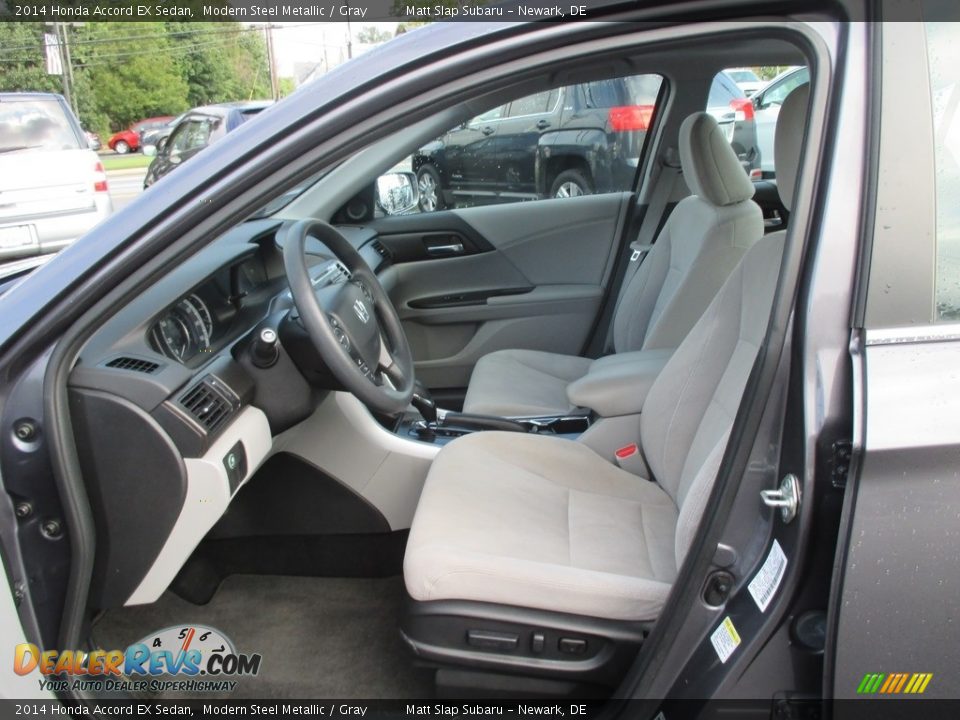 2014 Honda Accord EX Sedan Modern Steel Metallic / Gray Photo #12