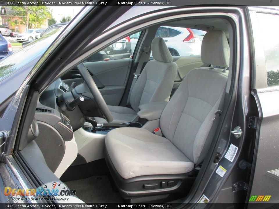 2014 Honda Accord EX Sedan Modern Steel Metallic / Gray Photo #15