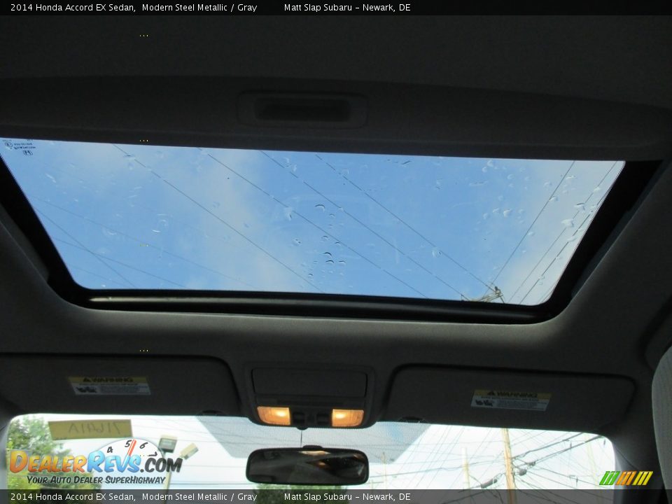 2014 Honda Accord EX Sedan Modern Steel Metallic / Gray Photo #20