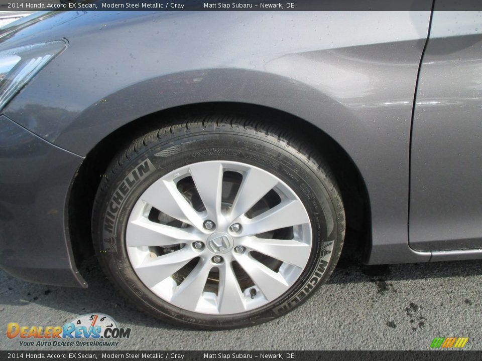2014 Honda Accord EX Sedan Modern Steel Metallic / Gray Photo #22