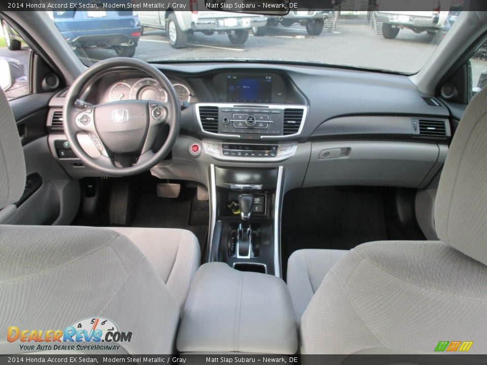 2014 Honda Accord EX Sedan Modern Steel Metallic / Gray Photo #24