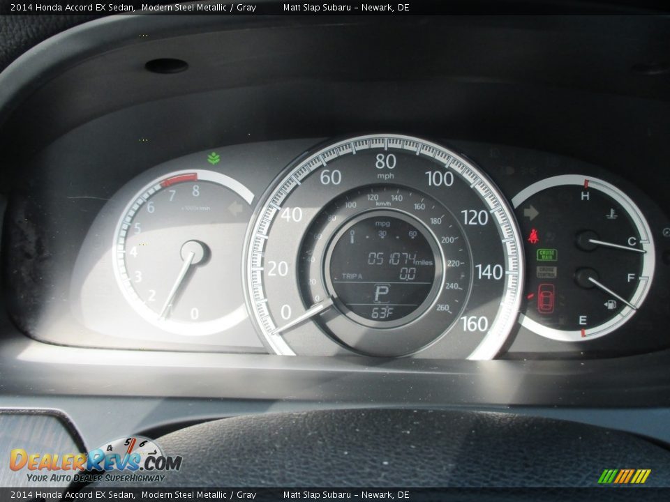 2014 Honda Accord EX Sedan Modern Steel Metallic / Gray Photo #27