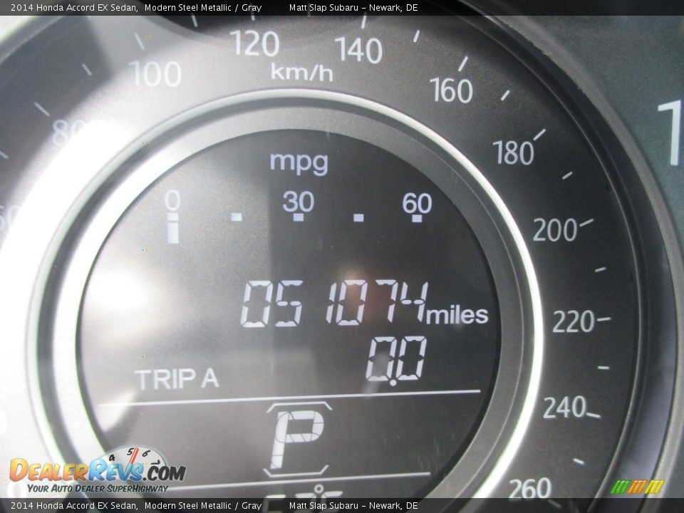 2014 Honda Accord EX Sedan Modern Steel Metallic / Gray Photo #28