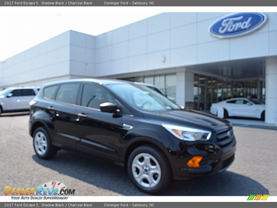 2017 Ford Escape S Shadow Black / Charcoal Black Photo #1