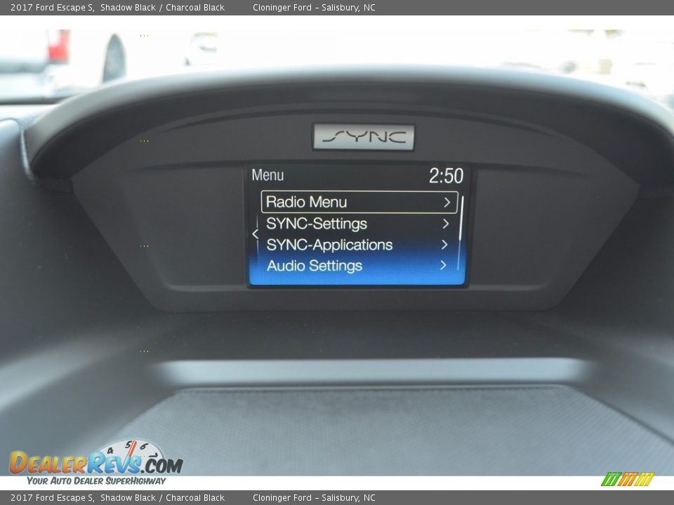 2017 Ford Escape S Shadow Black / Charcoal Black Photo #11