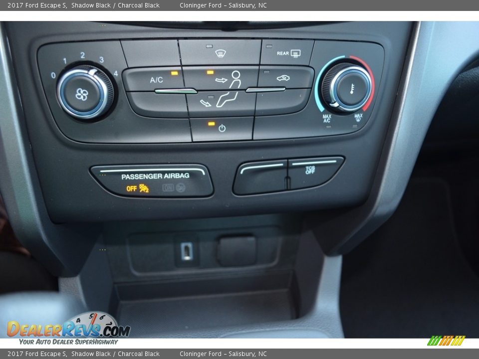 2017 Ford Escape S Shadow Black / Charcoal Black Photo #13