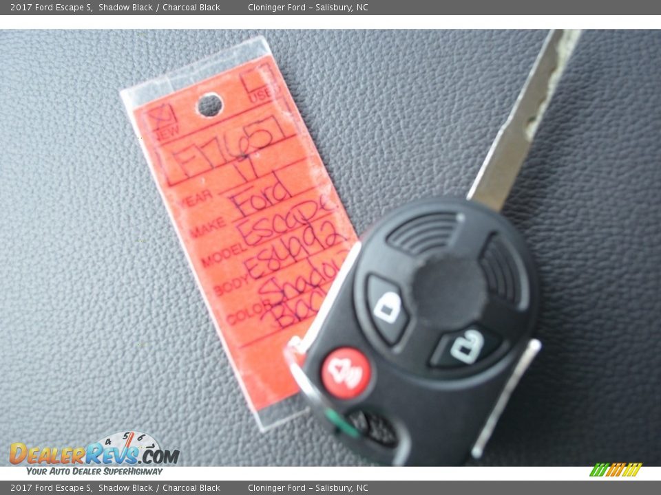 2017 Ford Escape S Shadow Black / Charcoal Black Photo #18