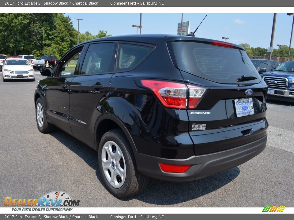 2017 Ford Escape S Shadow Black / Charcoal Black Photo #19