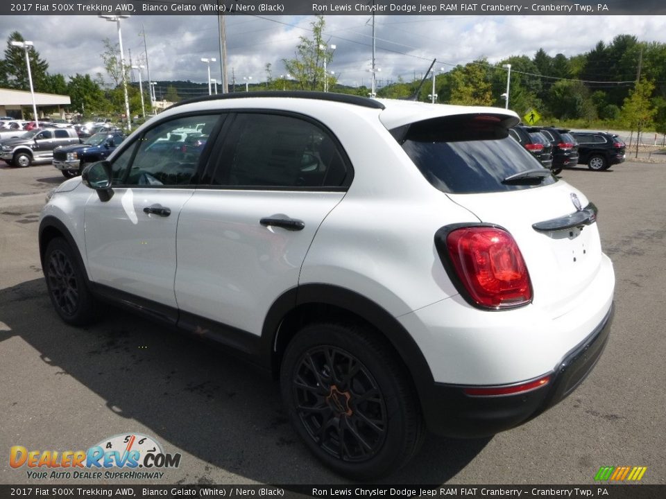 2017 Fiat 500X Trekking AWD Bianco Gelato (White) / Nero (Black) Photo #3