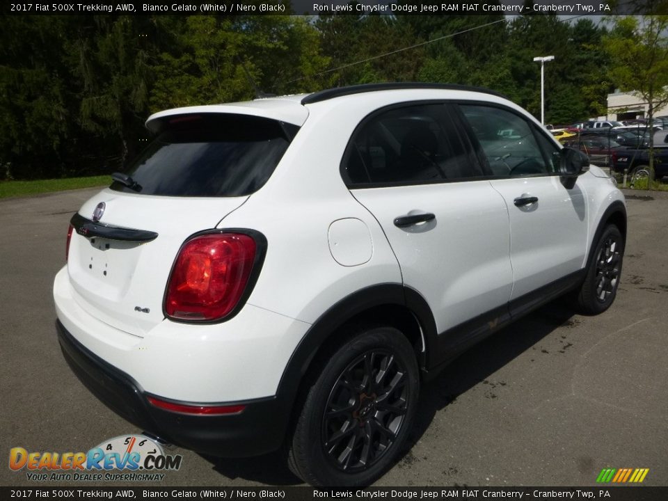 2017 Fiat 500X Trekking AWD Bianco Gelato (White) / Nero (Black) Photo #5