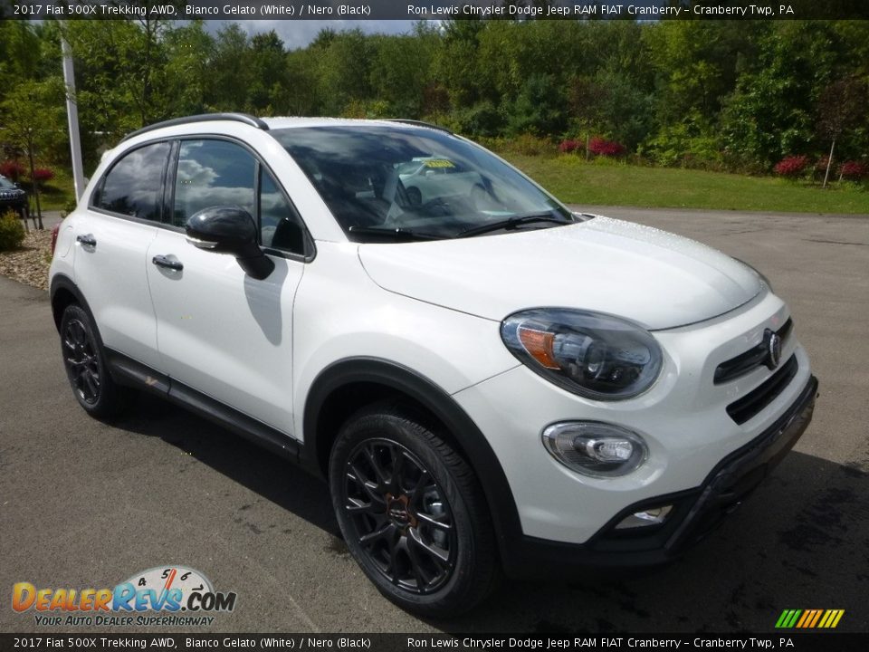 2017 Fiat 500X Trekking AWD Bianco Gelato (White) / Nero (Black) Photo #7