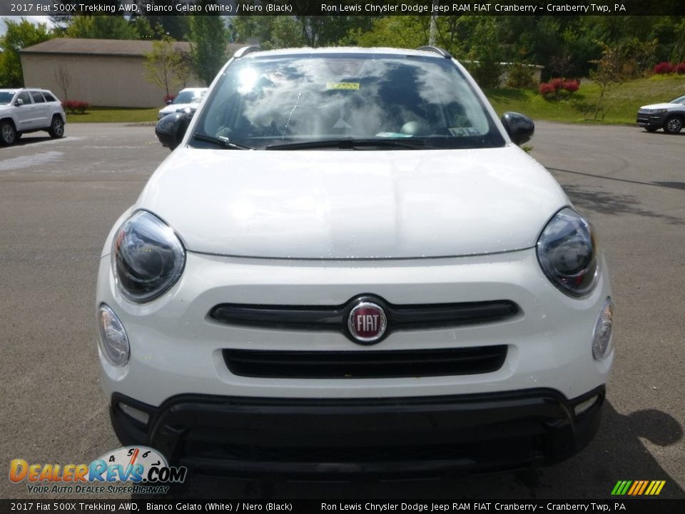 2017 Fiat 500X Trekking AWD Bianco Gelato (White) / Nero (Black) Photo #8