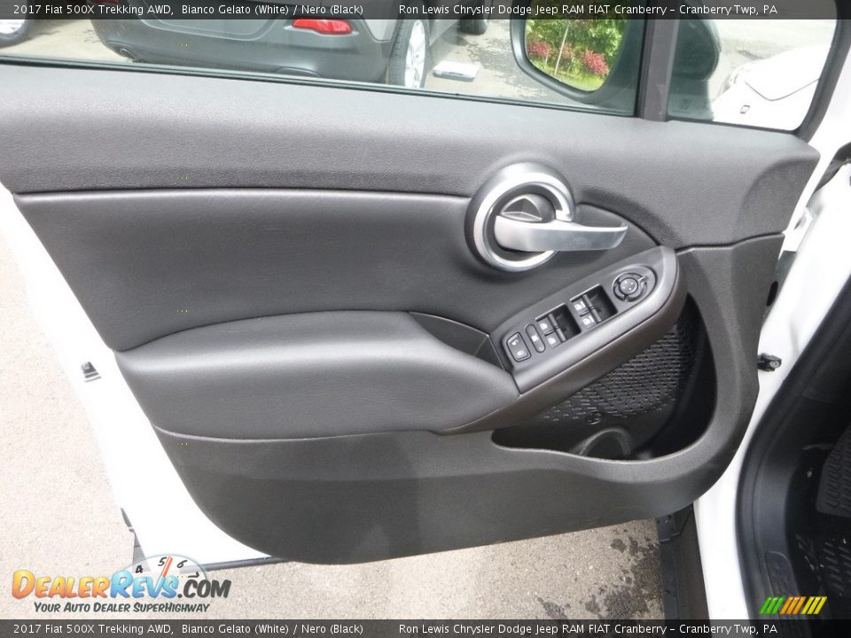 2017 Fiat 500X Trekking AWD Bianco Gelato (White) / Nero (Black) Photo #14