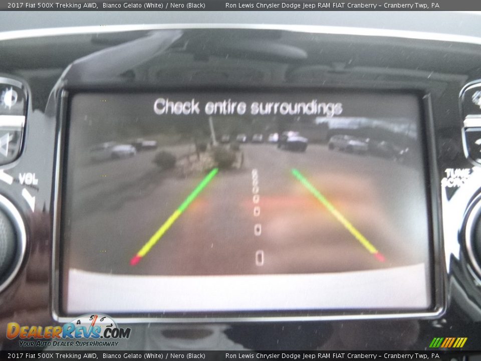 2017 Fiat 500X Trekking AWD Bianco Gelato (White) / Nero (Black) Photo #17