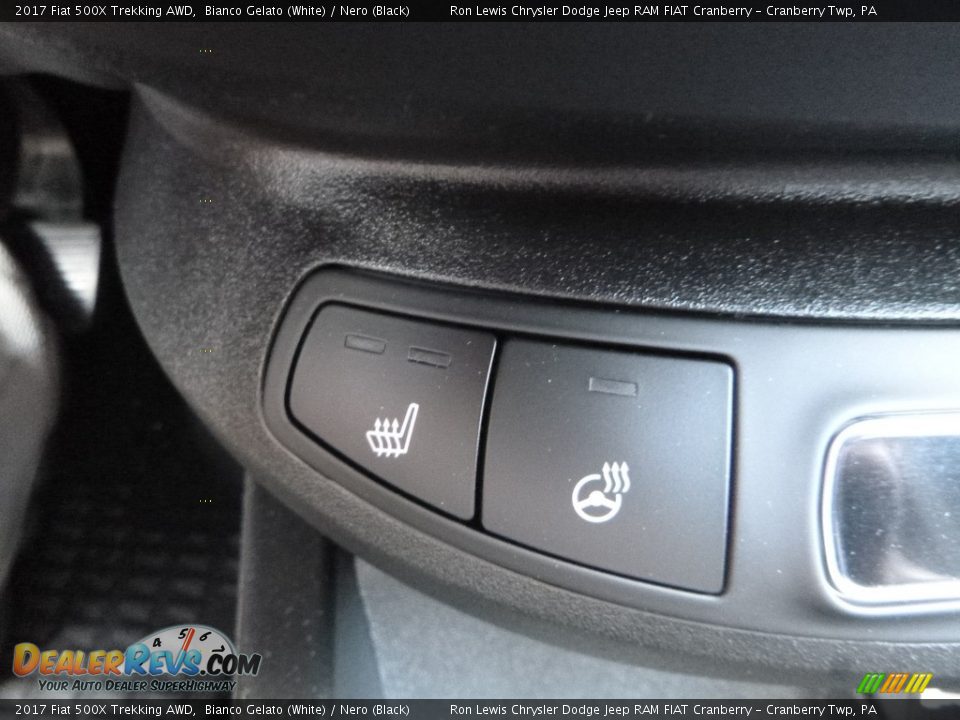 2017 Fiat 500X Trekking AWD Bianco Gelato (White) / Nero (Black) Photo #18