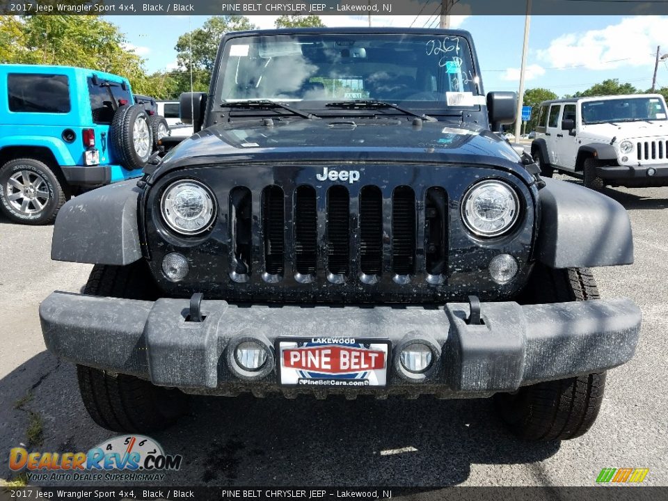2017 Jeep Wrangler Sport 4x4 Black / Black Photo #2
