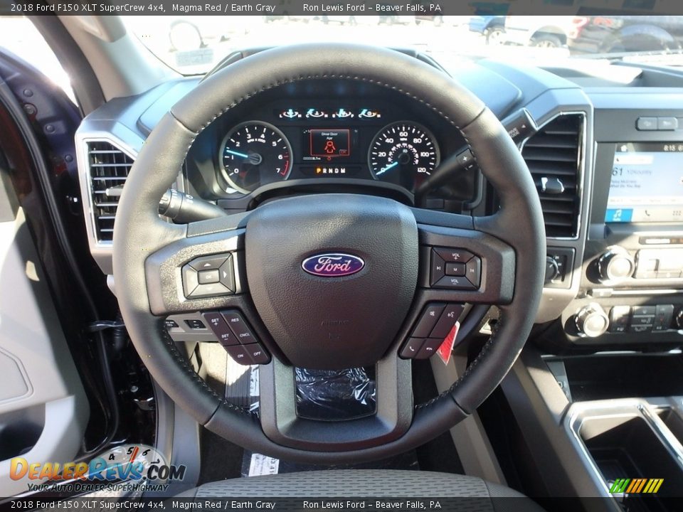 2018 Ford F150 XLT SuperCrew 4x4 Steering Wheel Photo #17