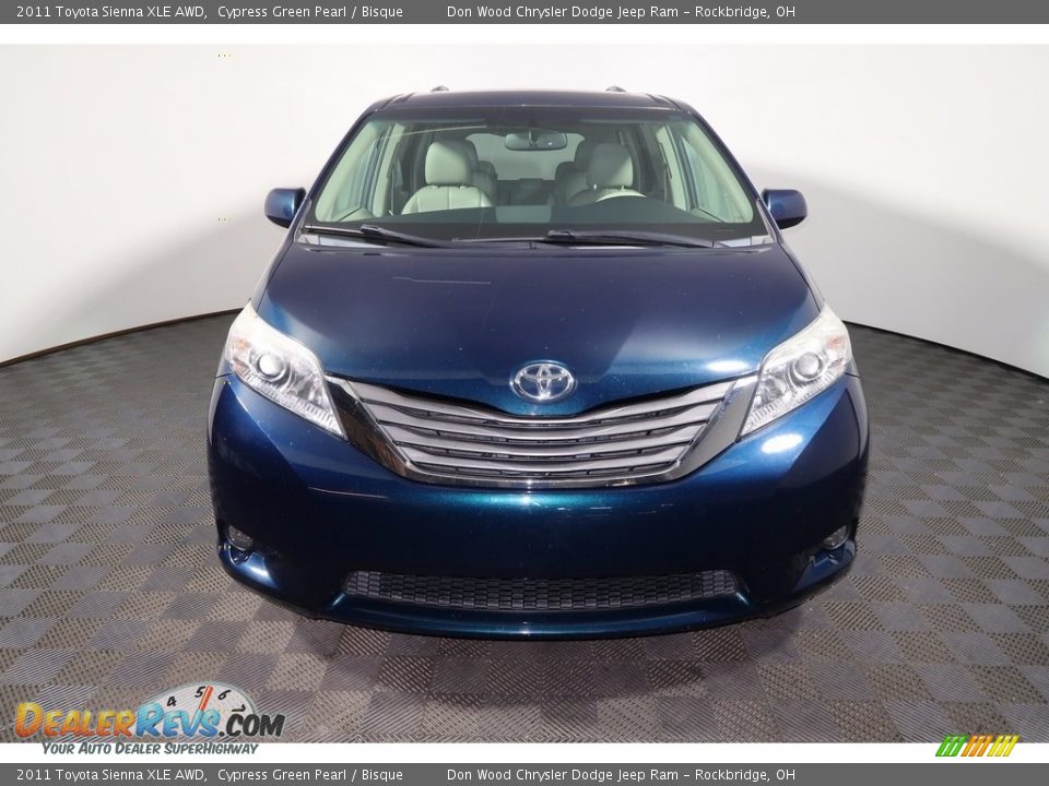 2011 Toyota Sienna XLE AWD Cypress Green Pearl / Bisque Photo #4