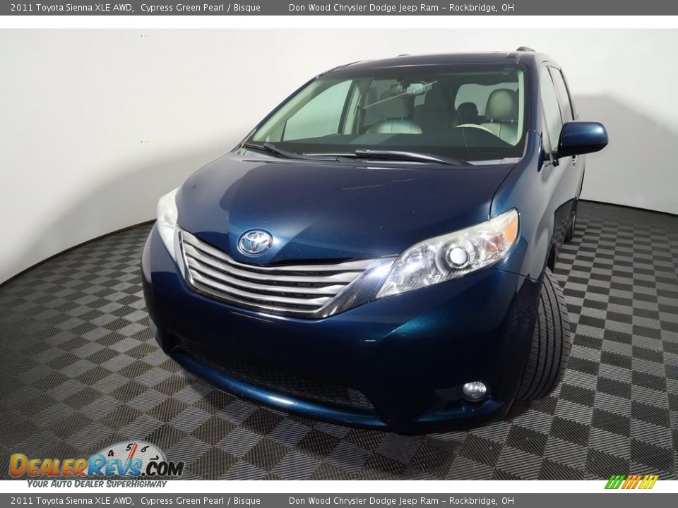 2011 Toyota Sienna XLE AWD Cypress Green Pearl / Bisque Photo #5