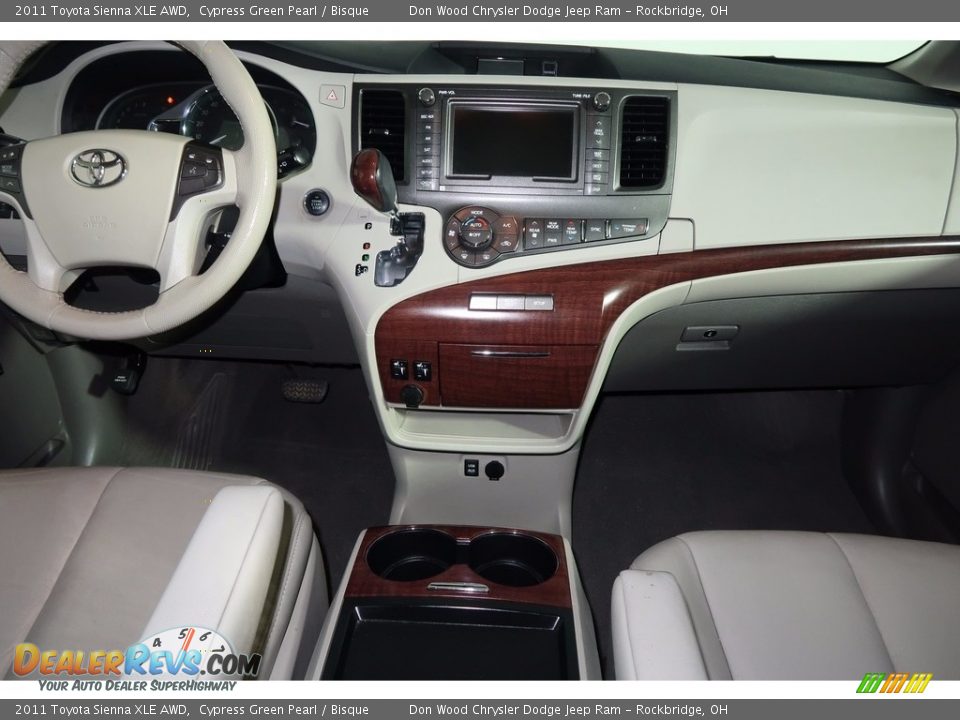 2011 Toyota Sienna XLE AWD Cypress Green Pearl / Bisque Photo #12