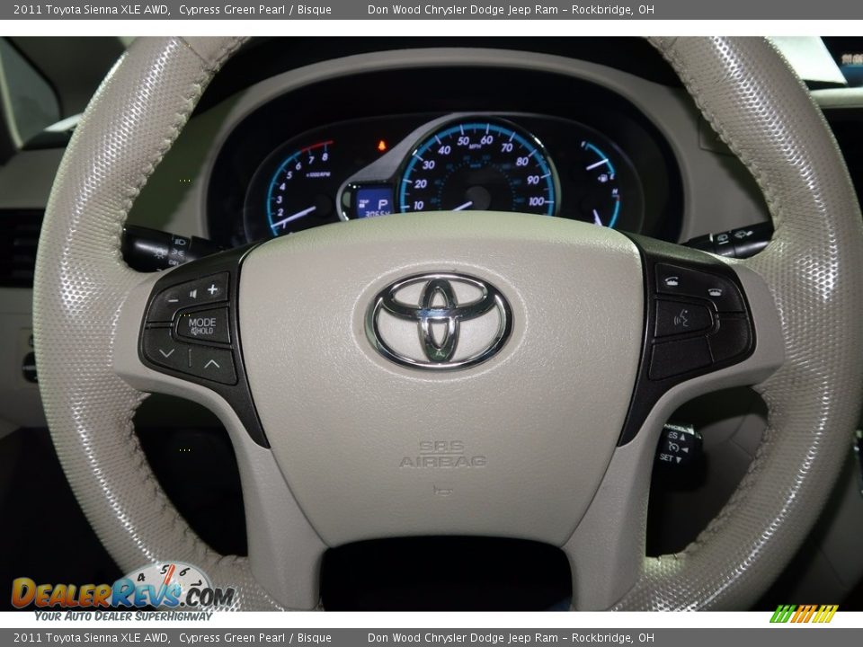 2011 Toyota Sienna XLE AWD Cypress Green Pearl / Bisque Photo #13
