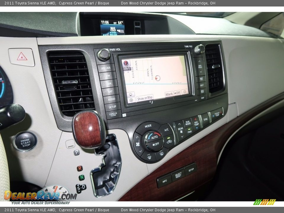 2011 Toyota Sienna XLE AWD Cypress Green Pearl / Bisque Photo #15