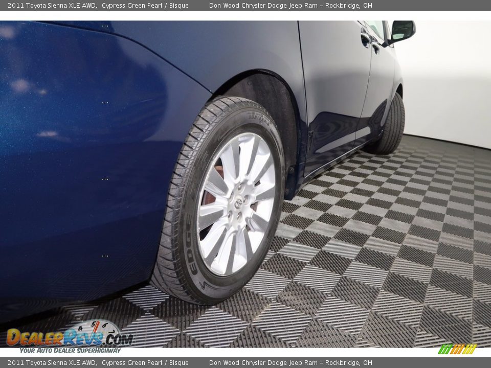 2011 Toyota Sienna XLE AWD Cypress Green Pearl / Bisque Photo #19