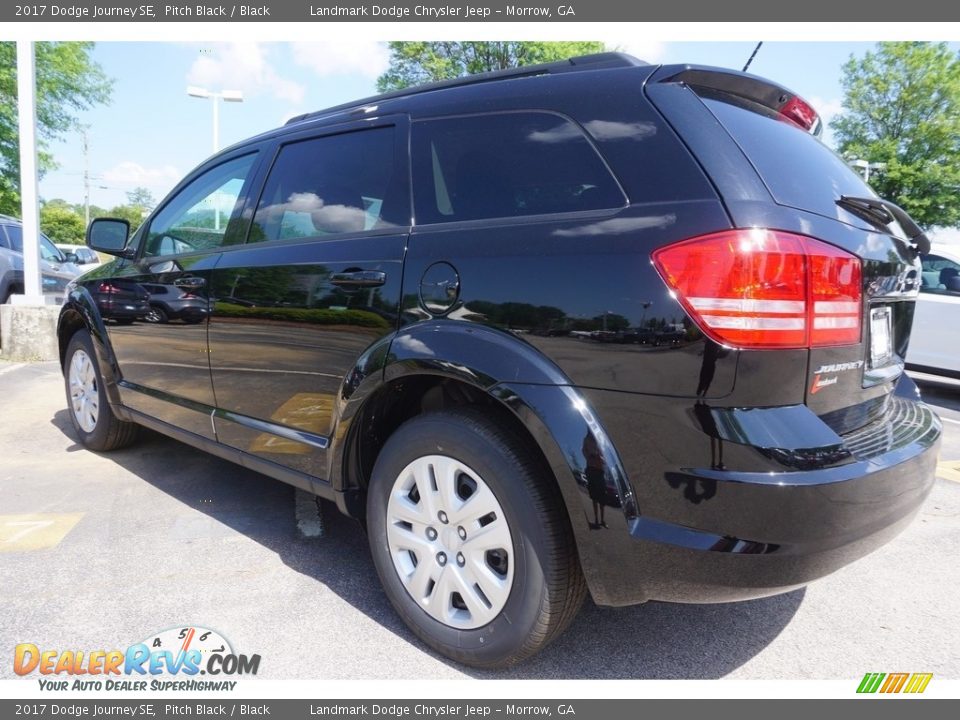 2017 Dodge Journey SE Pitch Black / Black Photo #2