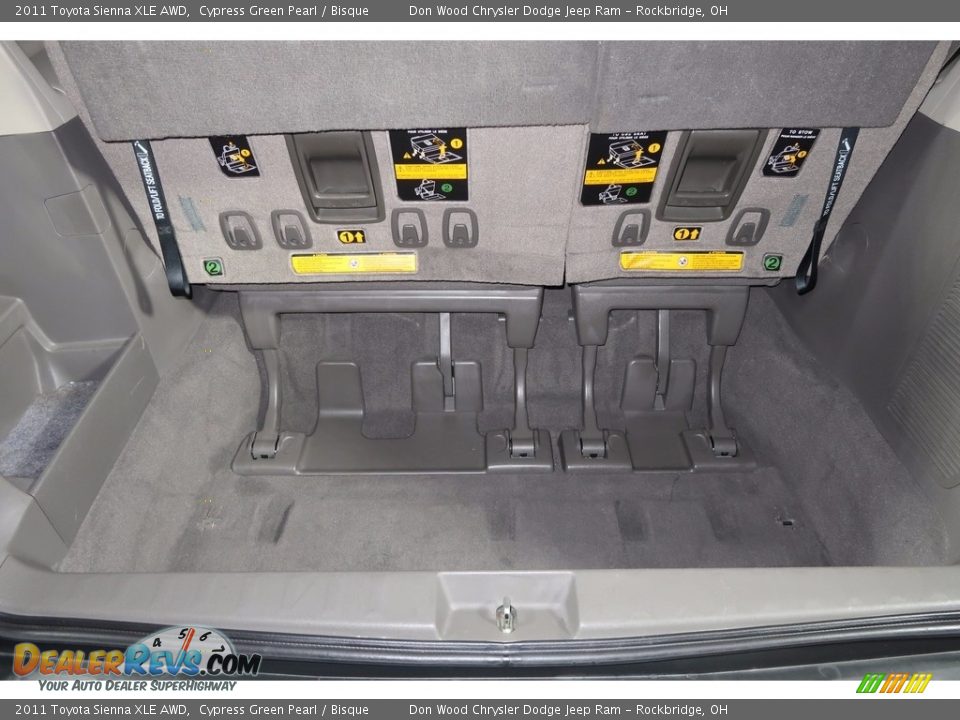 2011 Toyota Sienna XLE AWD Cypress Green Pearl / Bisque Photo #21