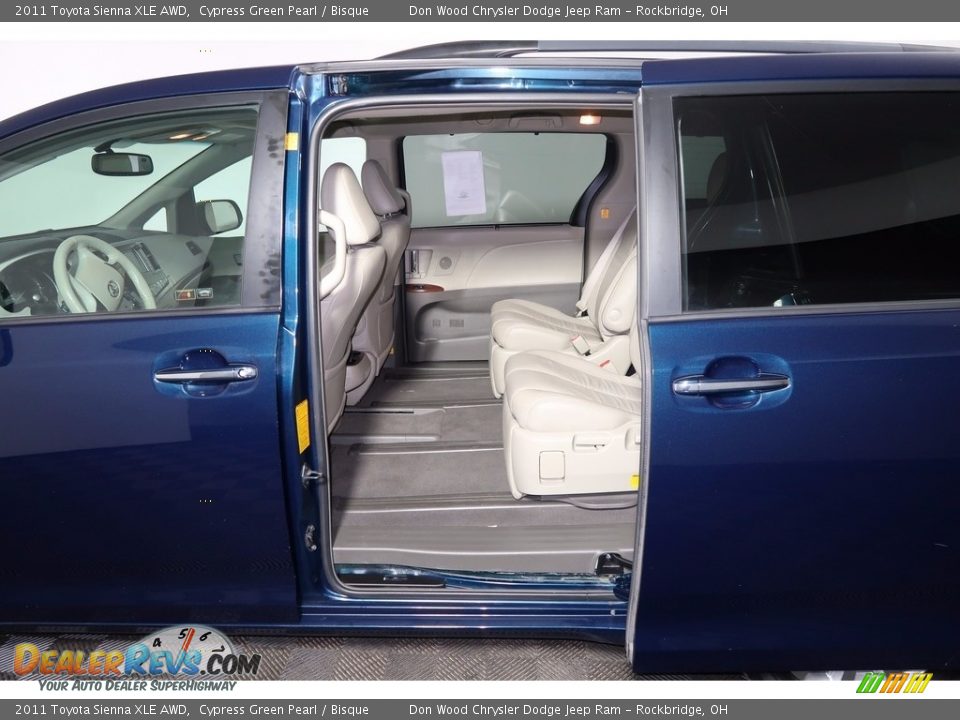 2011 Toyota Sienna XLE AWD Cypress Green Pearl / Bisque Photo #24