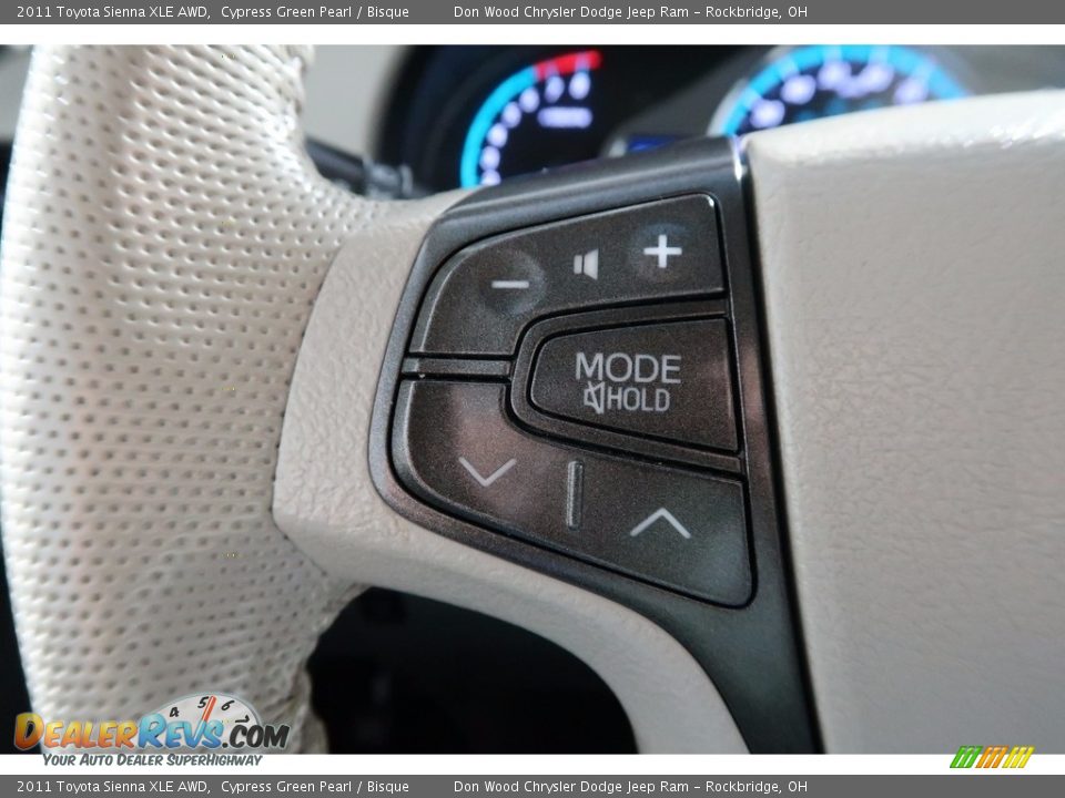 2011 Toyota Sienna XLE AWD Cypress Green Pearl / Bisque Photo #27