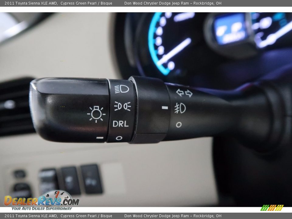 2011 Toyota Sienna XLE AWD Cypress Green Pearl / Bisque Photo #29
