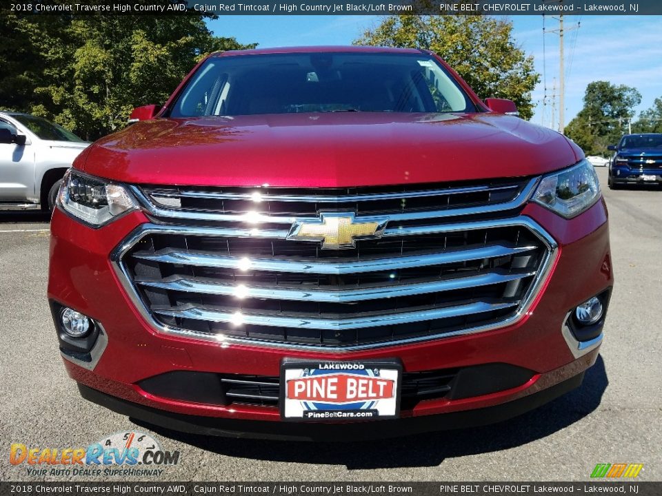 2018 Chevrolet Traverse High Country AWD Cajun Red Tintcoat / High Country Jet Black/Loft Brown Photo #2