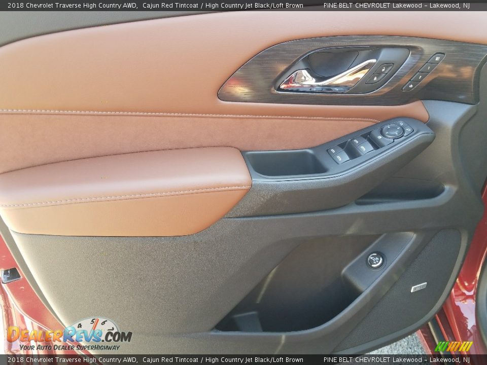 2018 Chevrolet Traverse High Country AWD Cajun Red Tintcoat / High Country Jet Black/Loft Brown Photo #8