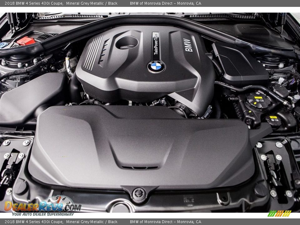 2018 BMW 4 Series 430i Coupe Mineral Grey Metallic / Black Photo #8