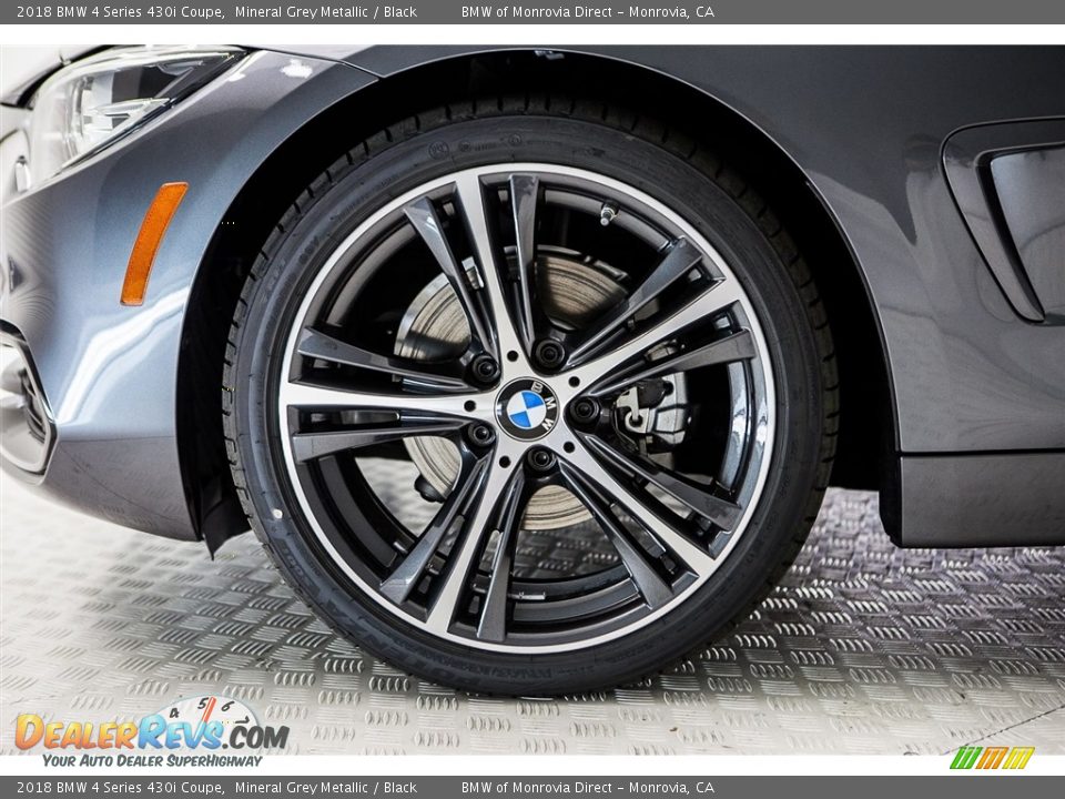 2018 BMW 4 Series 430i Coupe Mineral Grey Metallic / Black Photo #9