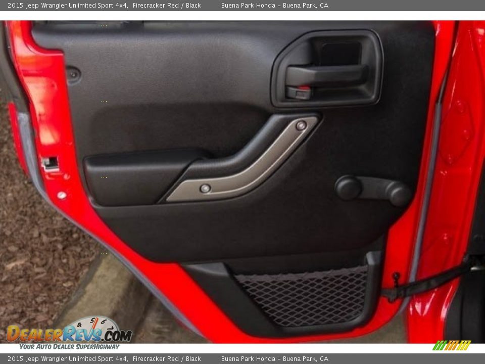 2015 Jeep Wrangler Unlimited Sport 4x4 Firecracker Red / Black Photo #21