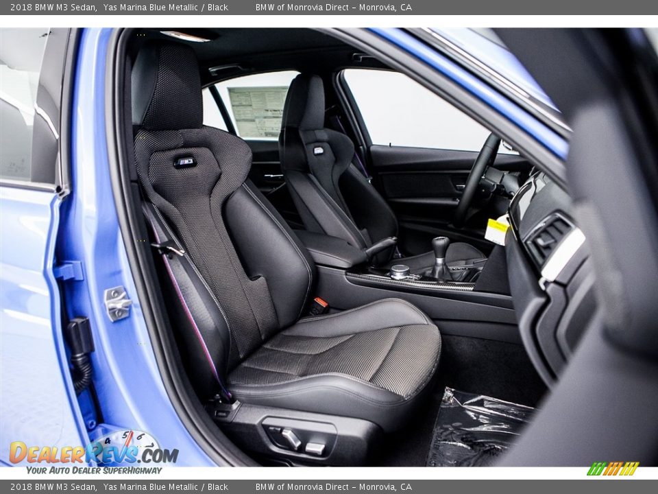 Black Interior - 2018 BMW M3 Sedan Photo #2