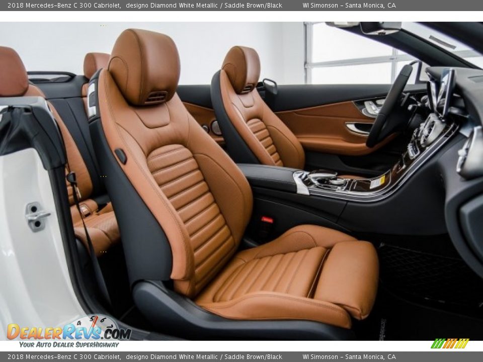 Saddle Brown/Black Interior - 2018 Mercedes-Benz C 300 Cabriolet Photo #2