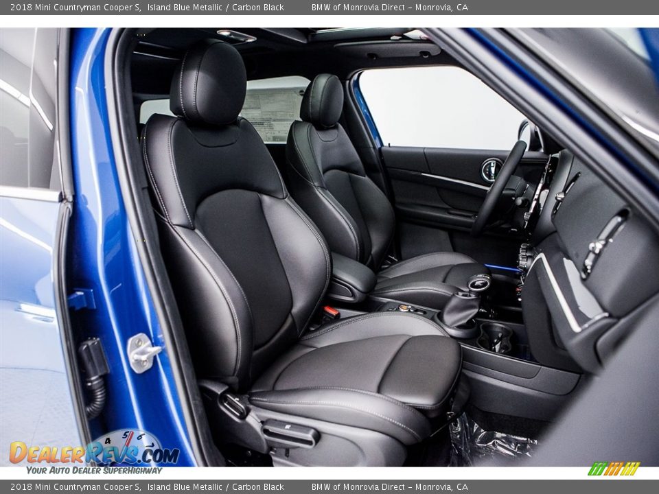2018 Mini Countryman Cooper S Island Blue Metallic / Carbon Black Photo #2