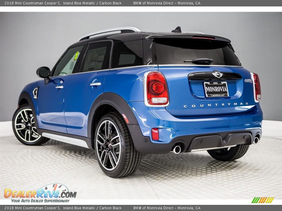 2018 Mini Countryman Cooper S Island Blue Metallic / Carbon Black Photo #3