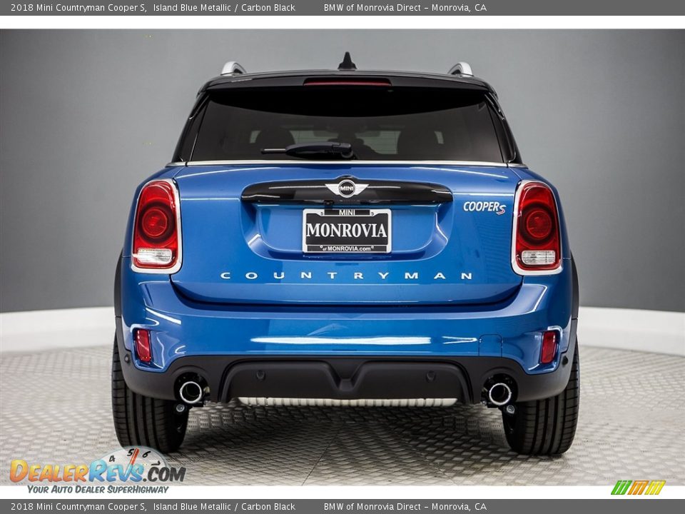 2018 Mini Countryman Cooper S Island Blue Metallic / Carbon Black Photo #4