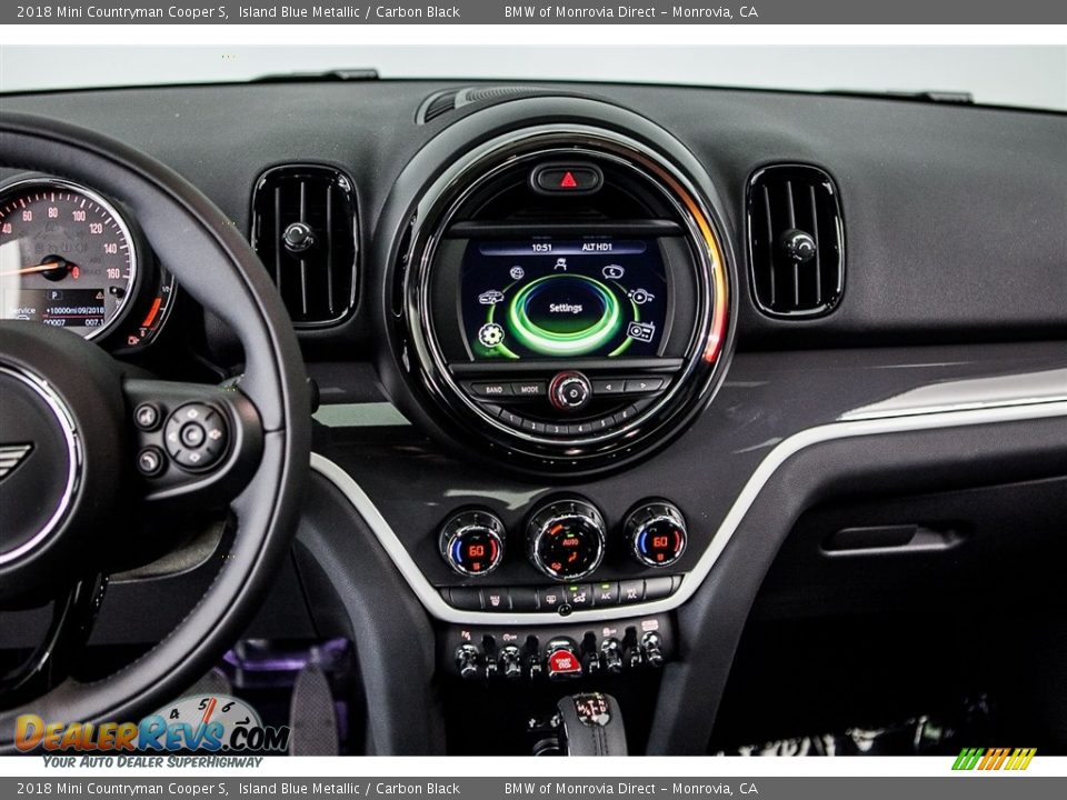 2018 Mini Countryman Cooper S Island Blue Metallic / Carbon Black Photo #6
