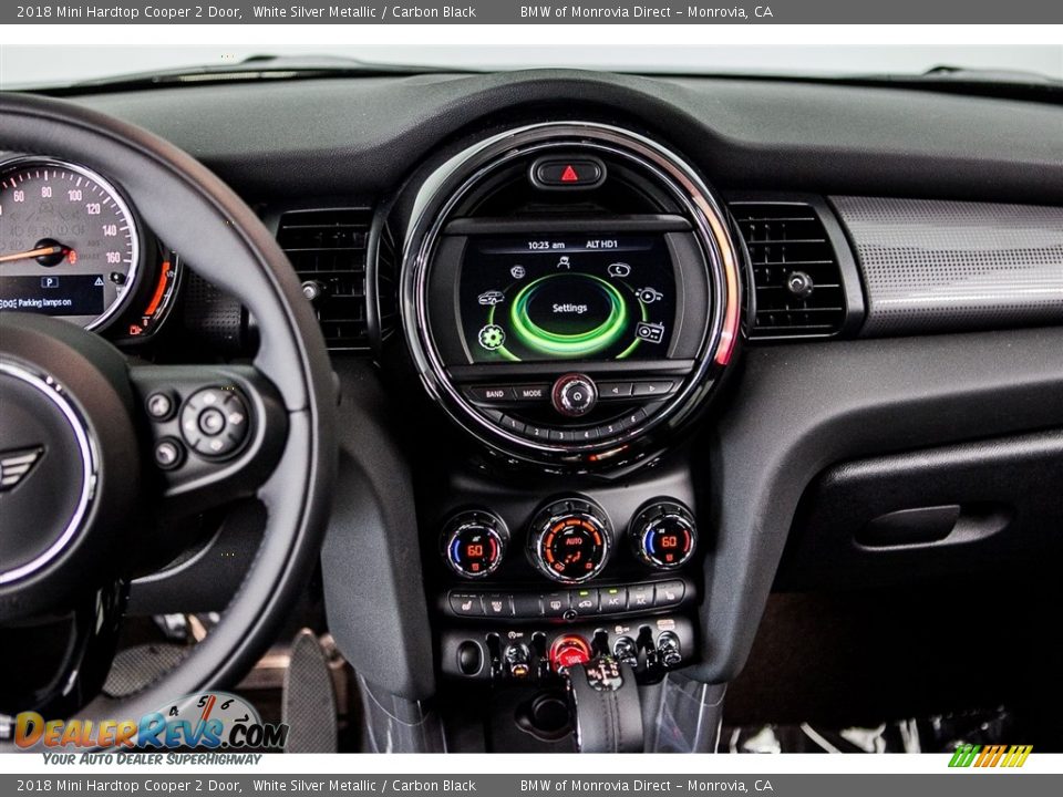 2018 Mini Hardtop Cooper 2 Door White Silver Metallic / Carbon Black Photo #6