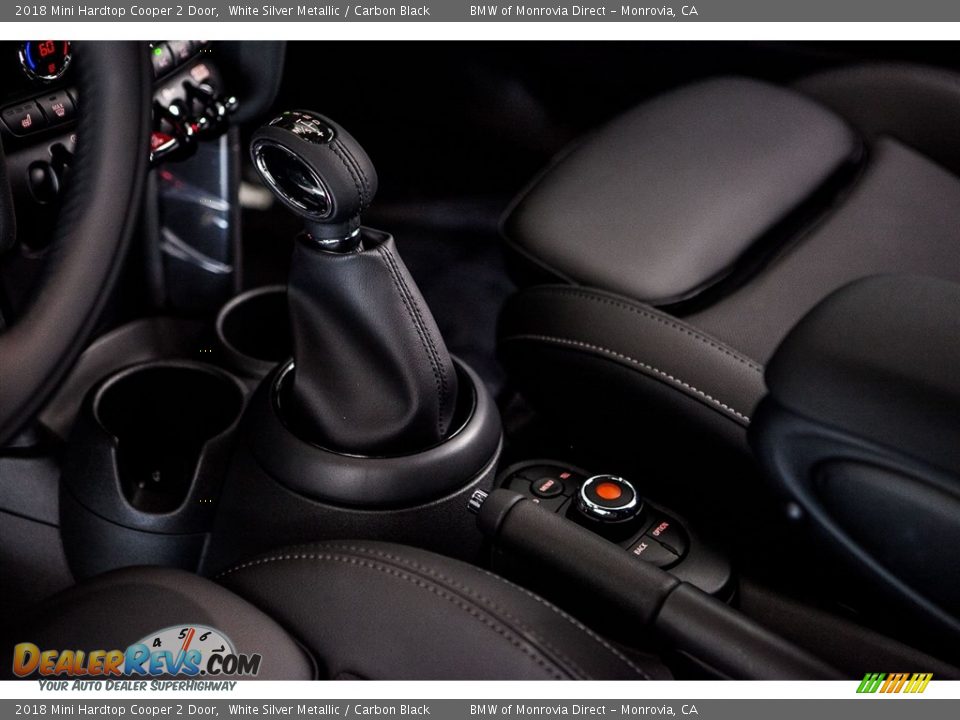 2018 Mini Hardtop Cooper 2 Door White Silver Metallic / Carbon Black Photo #7